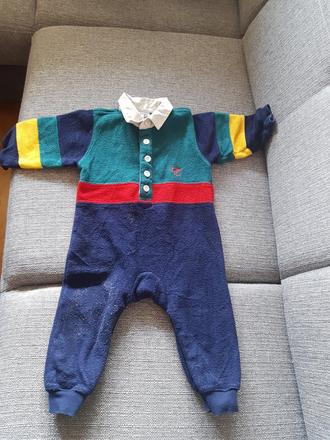 Fleesový overal značky cotton on, vel. 6-9 měsíců., 68