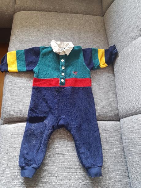 Fleesový overal značky cotton on, vel. 6-9 měsíců., 68