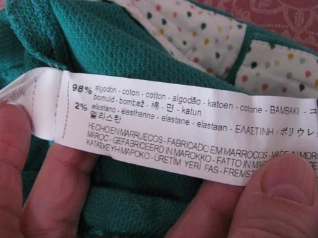 Sytě zelené bavlněné kraťasy zara, zara,110