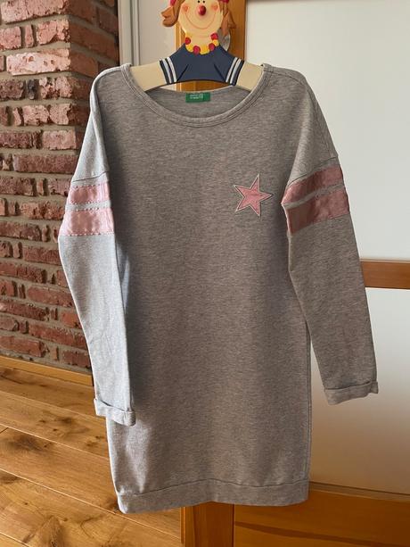 Dívčí šaty united colors of benetton vel. l - 140, benetton,140