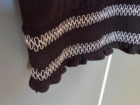 Dlouhé triko s výšivkou vel. 36 / s, dorothy perkins,s