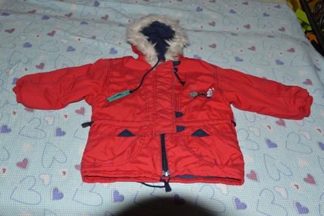 Zimní bundička s vyšívanými zvířátky, 110
