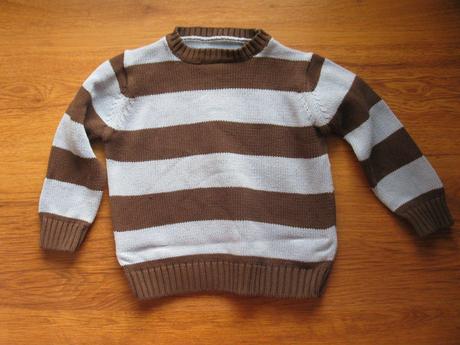 Pruhovaný svetr, mothercare,98
