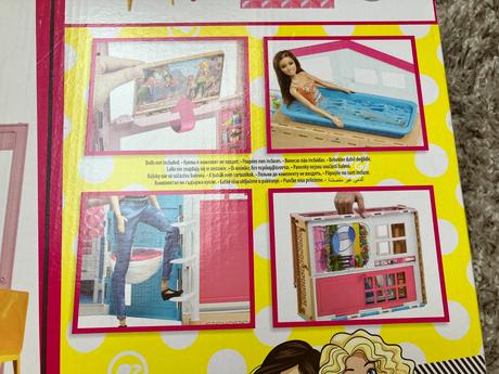 Barbie dům skládací 2v1, 