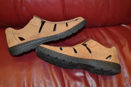 Kožené boty zn. rieker vel.45 - pouze vyzkoušené, rieker,45