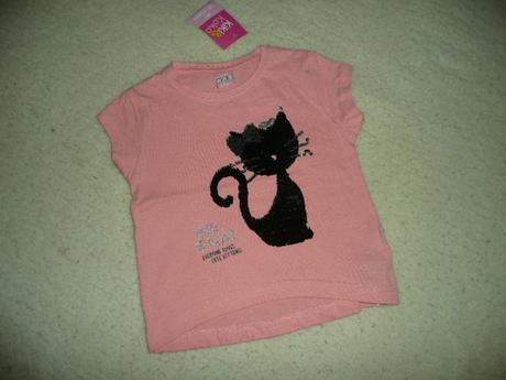 Tričko kočka měnivé flitry vel 92, kiki&koko,92