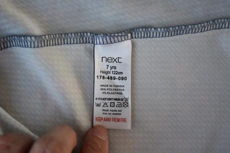Šaty vel. 7 let, next,122