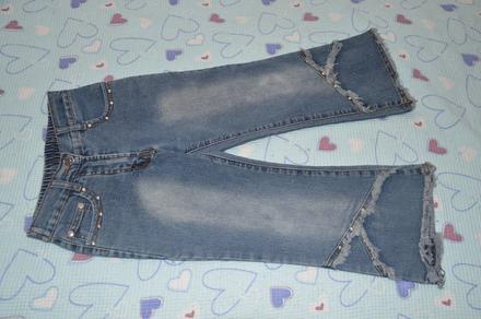 Pohodlné široké džíny, rifle se cvočky, 116