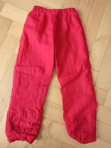 Kalhoty šusťákové podšité 110, 110