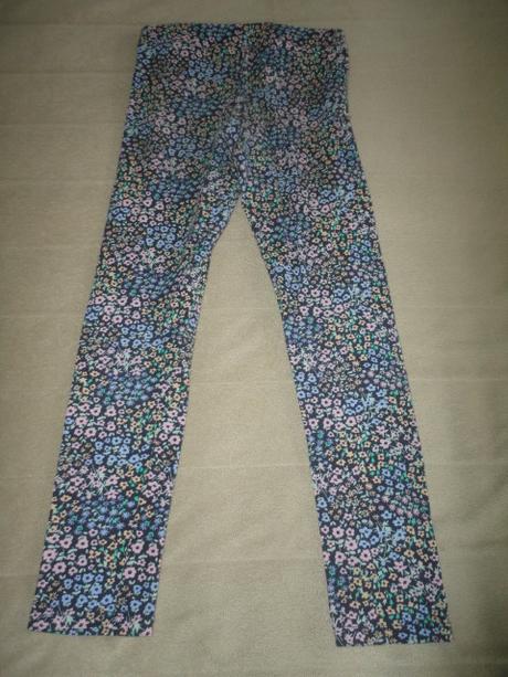 Kytičkové legíny hm, vel. 7-8 let, h&m,128