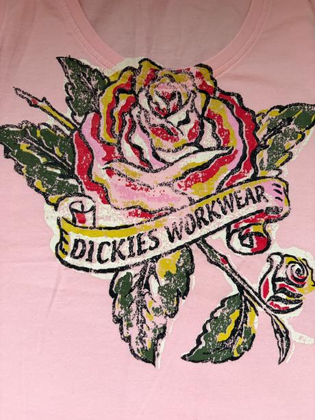 Dickies xs ruzove tilko s ruzi, xs