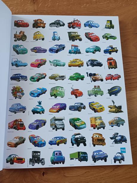 Velká cars kniha nálepky+omalovánky,