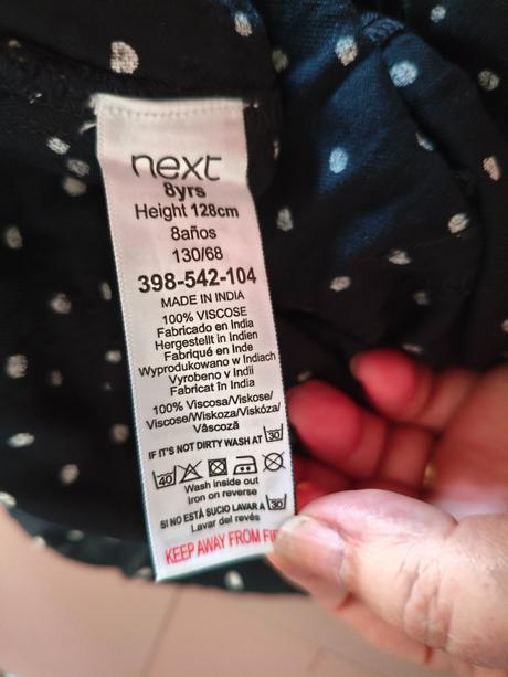 Kalhoty slabé laclové dívčí, next,128