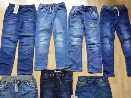 Džíny, rifle, kalhoty, vel. 122, některé nenošené, coccodrillo,122