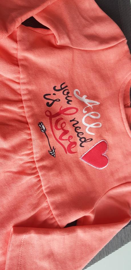 Dětské telápkové šaty/tunika/mikina oranžová 86-92, lupilu,86