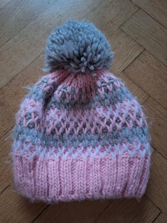 Čepice zimní čepice kulich bambule,