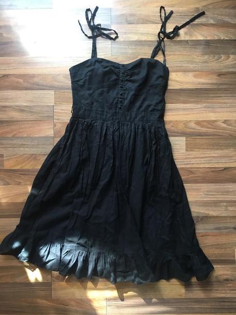 Letní černé šaty , vel l spíše s/m, new look, s