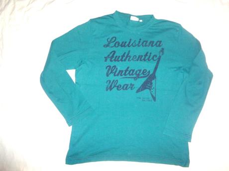 Lahvově zelené tričko s aplikací, tom tailor,l