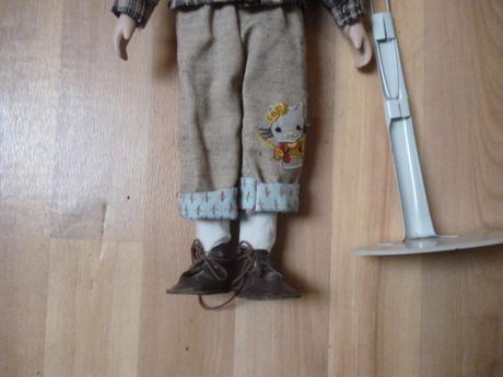 Porcelová panenka kluk vel. 40 cm, 