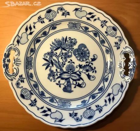 Originál cibulák z dubí koláčový talíř s uchy, 