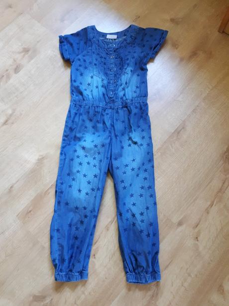 Luxusní hvězdičkový overal - odlehčená džínovina, next,110