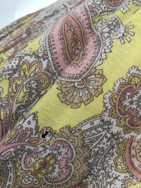 Šaty h&m xs s paisley vzorem žluté, h&m,xs