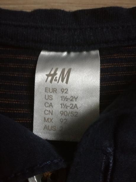 Chlapecké triko s dl. rukávem, zn. h&m, vel. 92, h&m,92
