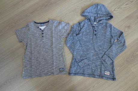 2x bavlněné tričko vel. 122, dopodopo,122