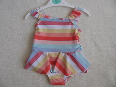 Dívčí plavky jednodílné-vel.0-3 měs., george,62