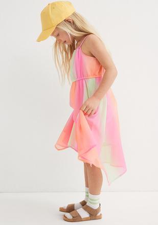 Letní šifonové šaty h&m ombre vel. 140, h&m,140