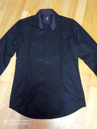 Černá košile slim, m