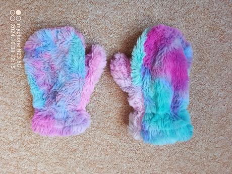 Rukavice chlupaté vel."4-6let",