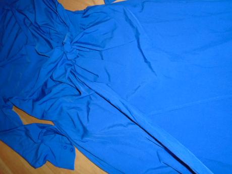 Šaty zavinovací vel 40/42 delší s vázačkou v pase, 40 / l