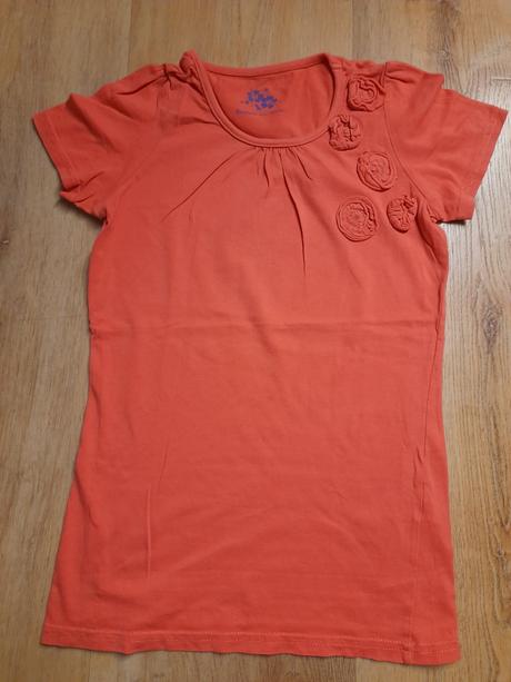 Růžové tričko tcm, vel 134/140, tcm,134