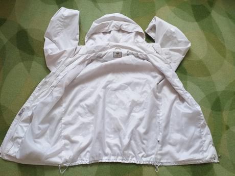 Bílá větrovka/lehká bunda s flískou vel. xl/xxl, xl