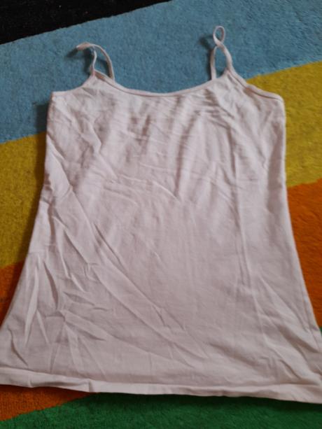 Tílko pro ženy bílo růžové, s