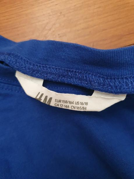 Tričko s dlouhým rukávem, h&m,158