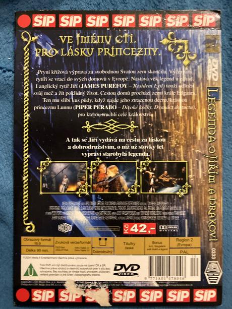 Dvd legenda o jiřím a drakovi,