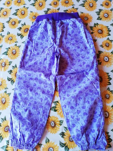 Kalhoty letní nabírané vel.110., fixoni,110