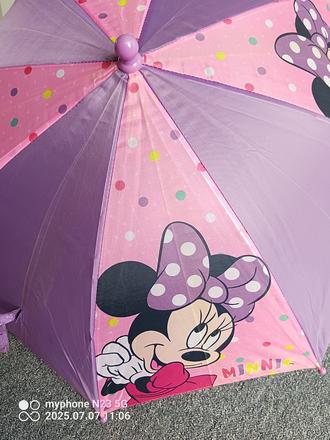 Deštník fialovo-růžový zn."disney", disney