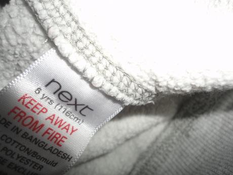 Mikina next s vypodloženou kapucí, vel. 5-6 let, next,116