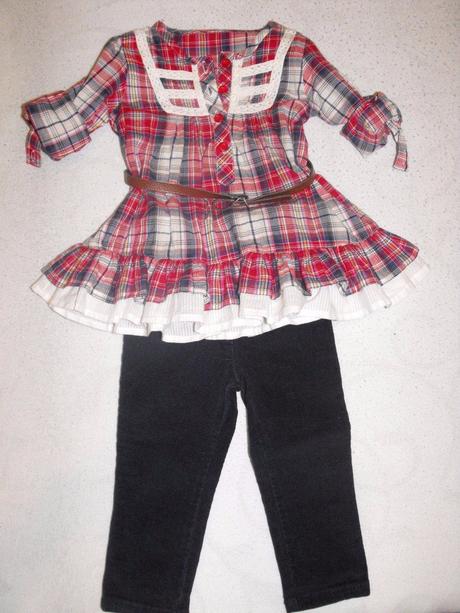 Károvaná tunika s opaskom zn. matalan, matalan,80