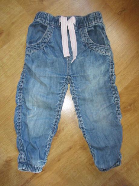 Peckovní odlehčené džínečky, h&m,98
