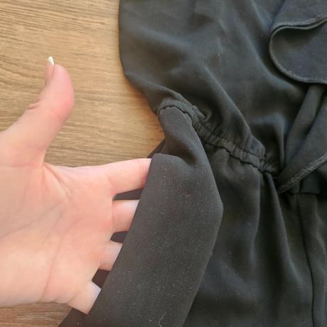 Luxusní letní černý overal h&m vel. xs, h&m,xs