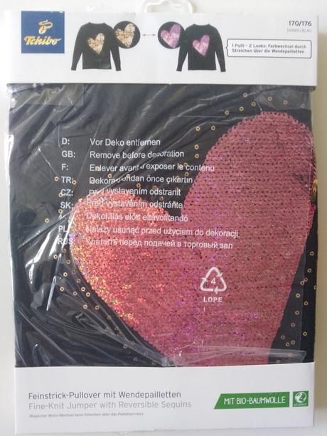 Tričko s oboustr. pajetkami 134/140 nebo 170/176, tcm,134 / 140 / 170 / 176