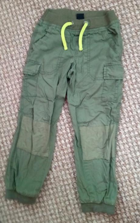 Zateplené / vyteplené kalhoty - vel. 116/122, kiki&koko,116