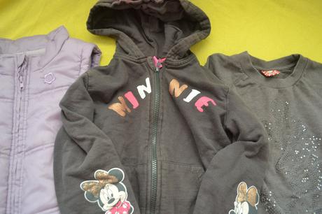 Podzimní vesta a 2x mikina disney v.116, 104–116