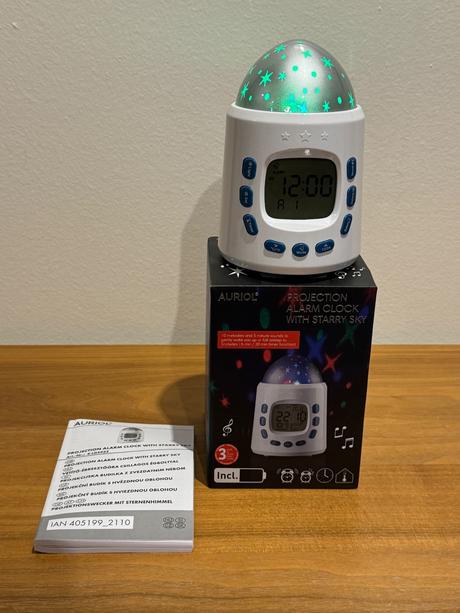 Budík s projekcí,