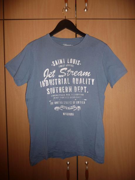 Pánské modré triko jean pascale vel.s, s