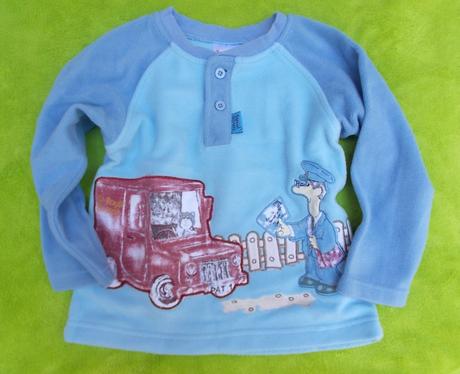 Fleecová mikina pošťák pat, ladybird,92